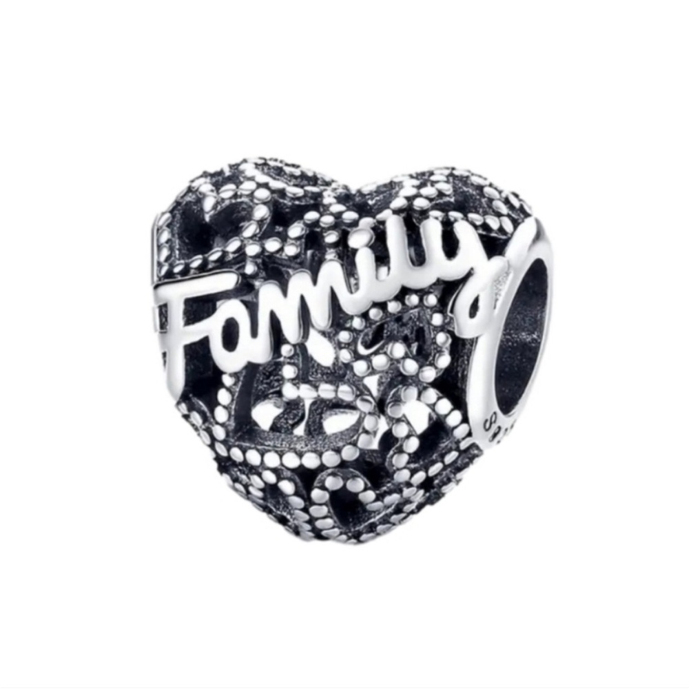 Pandora Silver Family Heart Charm